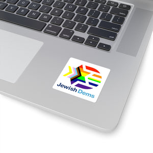 Jewish Dems Pride Sticker