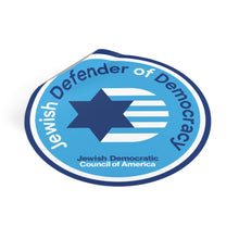 Load image into Gallery viewer, Jewish Defender of Democracy Sticker