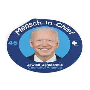 Mensch-in-Chief Sticker
