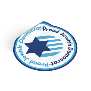 Proud Jewish Democrat Sticker