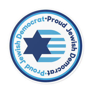 Proud Jewish Democrat Sticker