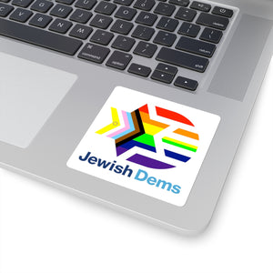 Jewish Dems Pride Sticker