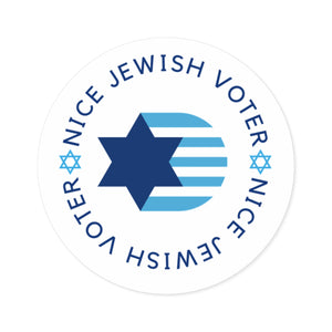 Nice Jewish Voter Sticker