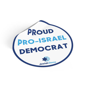 Proud Pro-Israel Dem Sticker