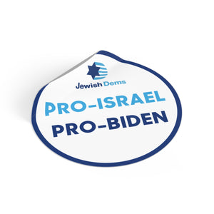Pro-Israel Pro-Biden Sticker