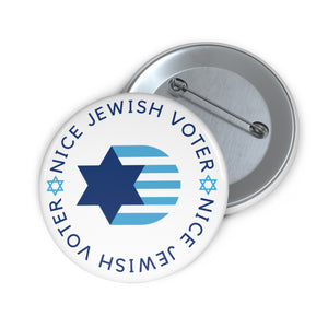 Nice Jewish Voter Pin