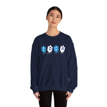 Load image into Gallery viewer, JDCA Dreidel Hanukkah Sweater