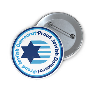 Proud Jewish Democrat Button
