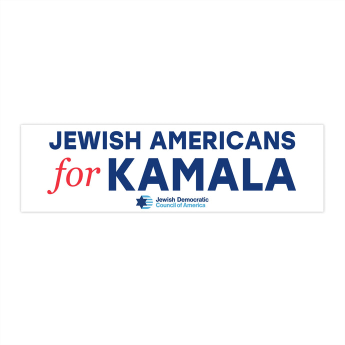 Jewish Americans for Kamala Sticker