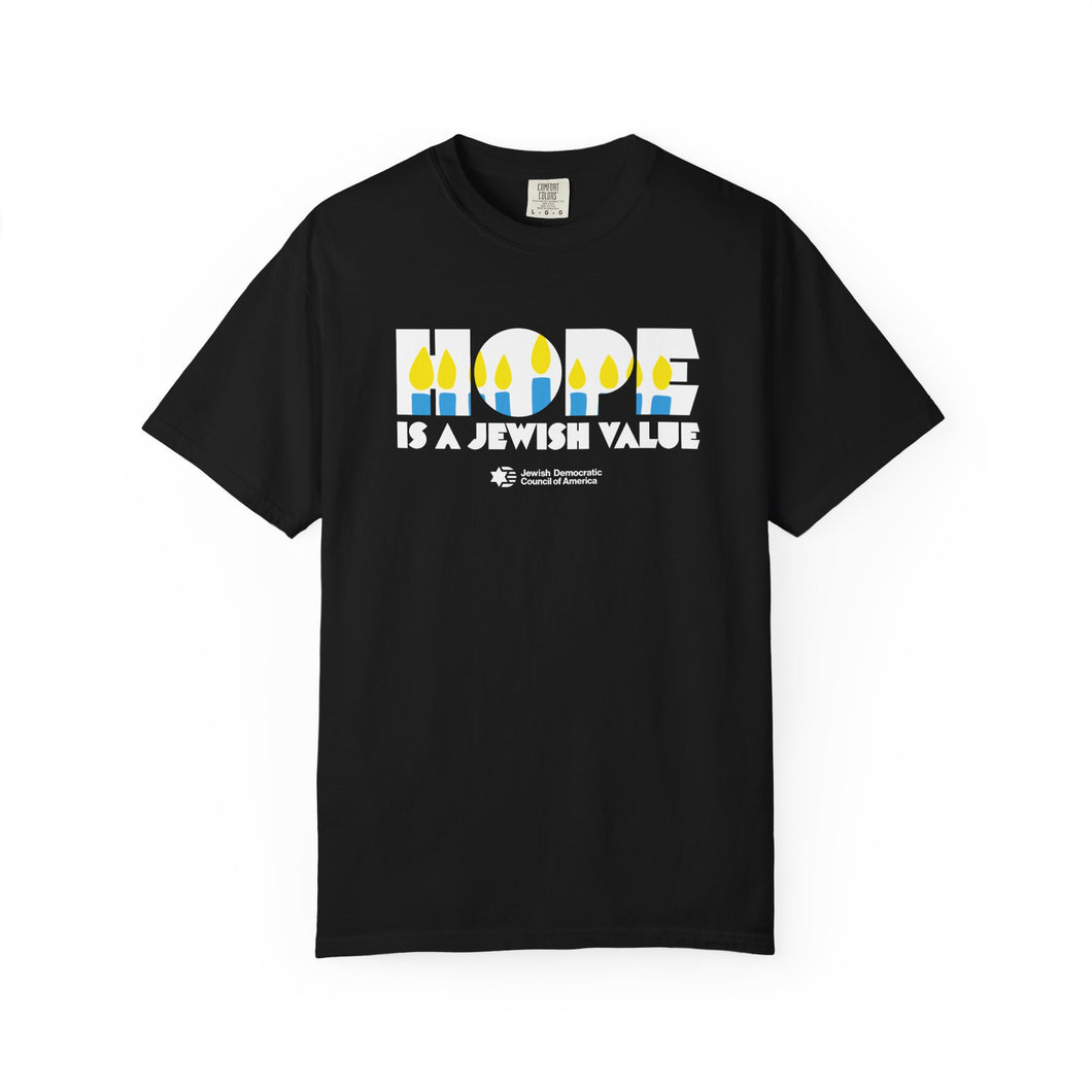 Hope Is a Jewish Value T-Shirt (Navy)
