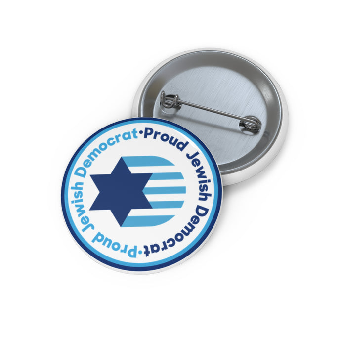 Proud Jewish Democrat Button