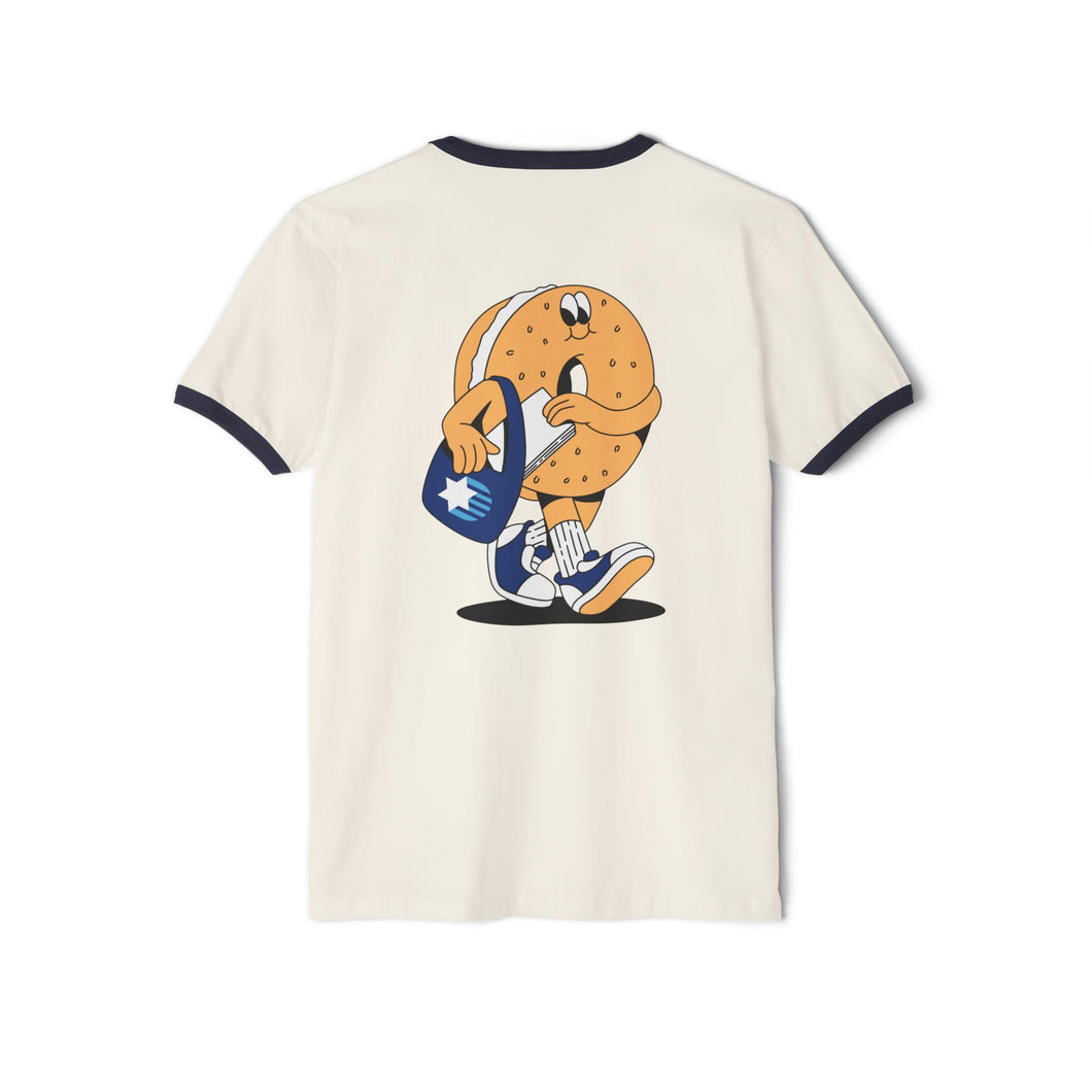 Bagel Student Ringer T-Shirt