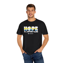 Load image into Gallery viewer, Hope Is a Jewish Value T-Shirt (Navy)