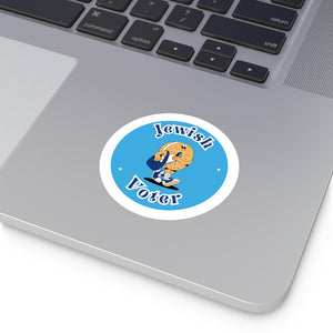 Bagel Student Jewish Voter Sticker