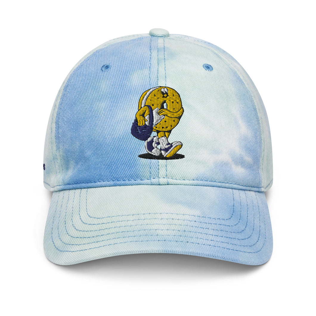 Bagel Student Tie Dye Dad hat