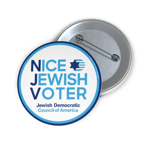 Nice Jewish Voter Button