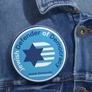 Jewish Defender of Democracy Button