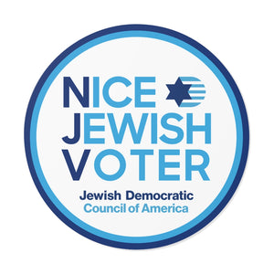 Nice Jewish Voter Sticker