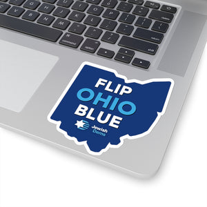 Flip Ohio Blue Sticker