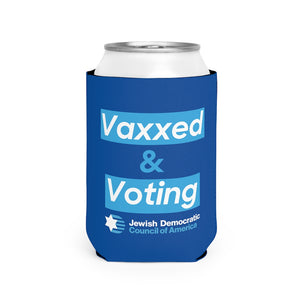 Vaxxed & Voting Can Cooler Sleeve