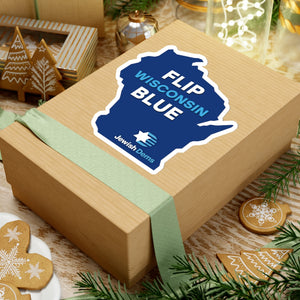 Flip Wisconsin Blue Sticker