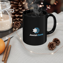 Load image into Gallery viewer, Jews Against Coups Black Mug