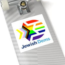 Load image into Gallery viewer, Jewish Dems Pride Sticker