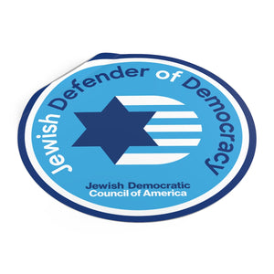 Jewish Defender of Democracy Sticker