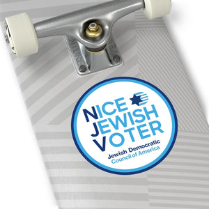 Nice Jewish Voter Sticker