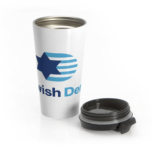 Jews For Jerry - Stainless Steel Travel Mug (small logo)