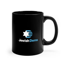 Load image into Gallery viewer, Jews Against Coups Black Mug
