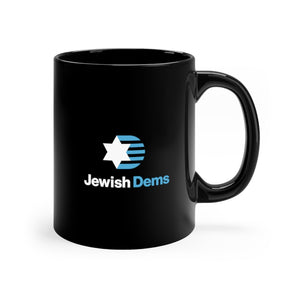 Jews Against Coups Black Mug