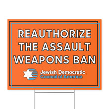 Load image into Gallery viewer, Assault Weapons Ban Sign