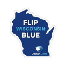 Load image into Gallery viewer, Flip Wisconsin Blue Sticker