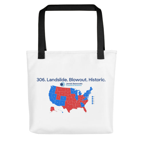 306. Landslide. Blowout. Historic Tote bag
