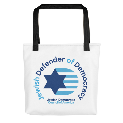 Jewish Defender of Democracy Tote Bag