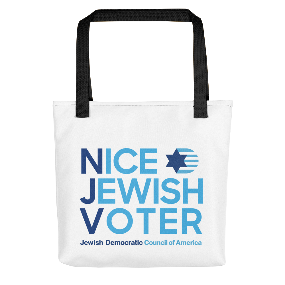 Nice Jewish Voter Tote Bag
