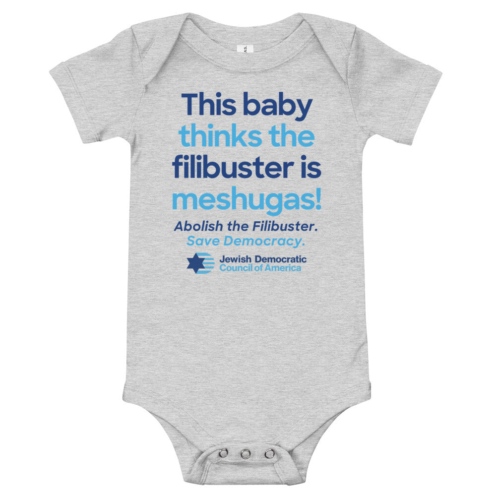 Filibuster is Meshugas! Baby Onesie