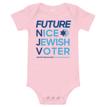Load image into Gallery viewer, Future Nice Jewish Voter Baby Onesie