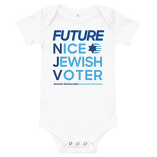 Load image into Gallery viewer, Future Nice Jewish Voter Baby Onesie