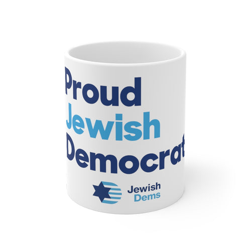 Proud Jewish Democrat Mug