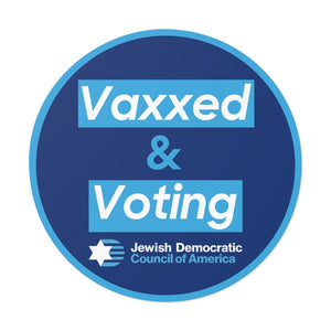 Vaxxed & Voting Sticker