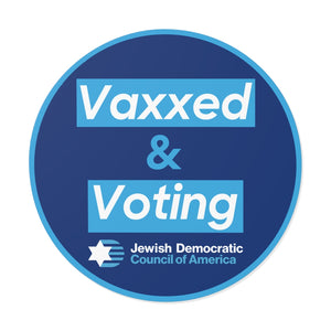 Vaxxed & Voting Sticker