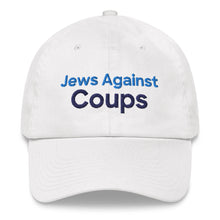 Load image into Gallery viewer, Jews Against Coups White Cap