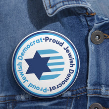 Load image into Gallery viewer, Proud Jewish Democratic Button