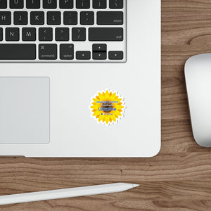Stand with Ukraine Sunflower Sticker