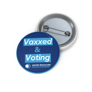 Vaxxed & Voting Button