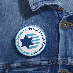 Proud Jewish Democratic Button