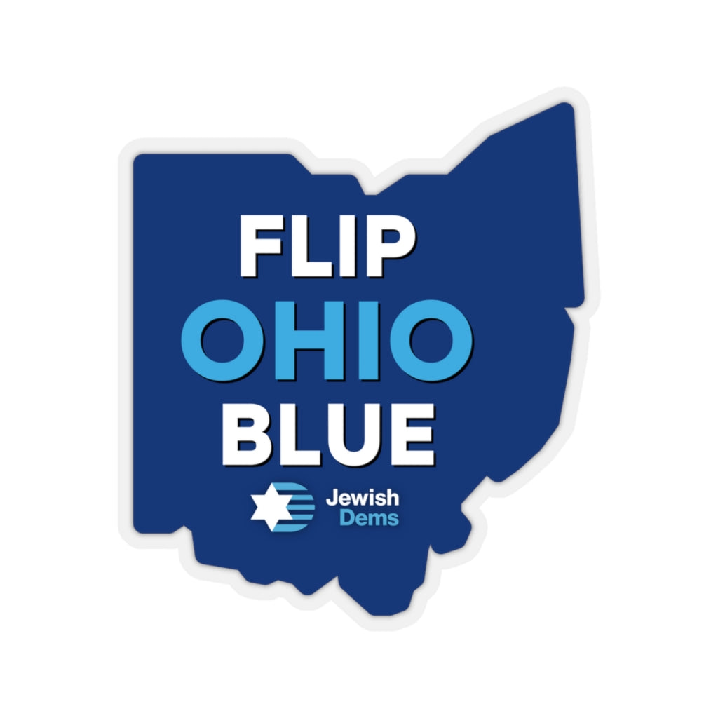 Flip Ohio Blue Sticker