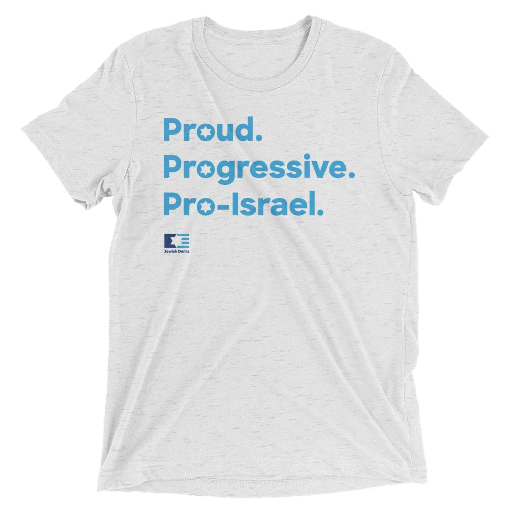 Proud Progressive Pro Israel T-shirt